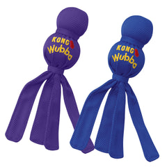 KONG Wubba, exterior de nylon resistente para mordidas vigorosas y juego duradero.