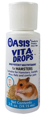 Kordon Oasis Vita-Drops hámster disfrutando de la comida suplementada