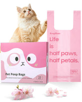 Bolsas KropBom para gato con aroma a cerezo y asas resistentes