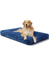 KSIIA cama para perro lavable en terciopelo rosa, descanso suave para perros.