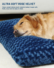KSIIA cama para perro con relleno de 4 pulgadas, soporte estable.