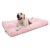 KSIIA cama para perro lujo rosado 41x27 descanso suave
