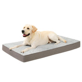 KSIIA cama ortopédica para perros con espuma en panales, soporte cómodo.