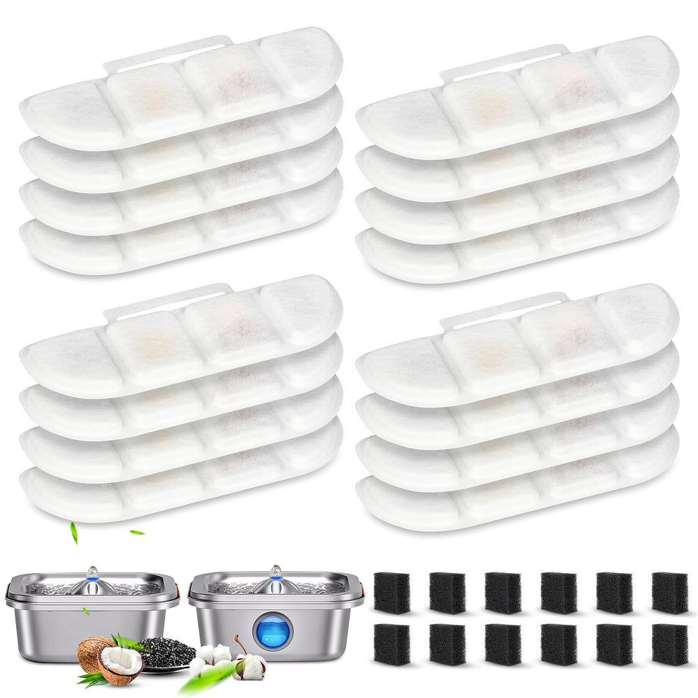 KTNAid paquete de 12 filtros repuesto para Pawtners WF008A, mantiene agua limpia para mascotas