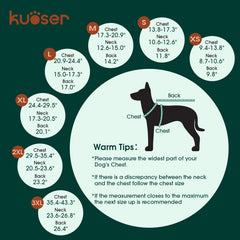 Kuoser capa impermeable con doble forro cálido, perfecta para días lluviosos y fríos.