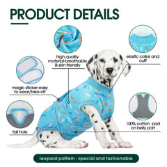 Kuoser protector postoperatorio para perro evita lamidos y protege heridas.