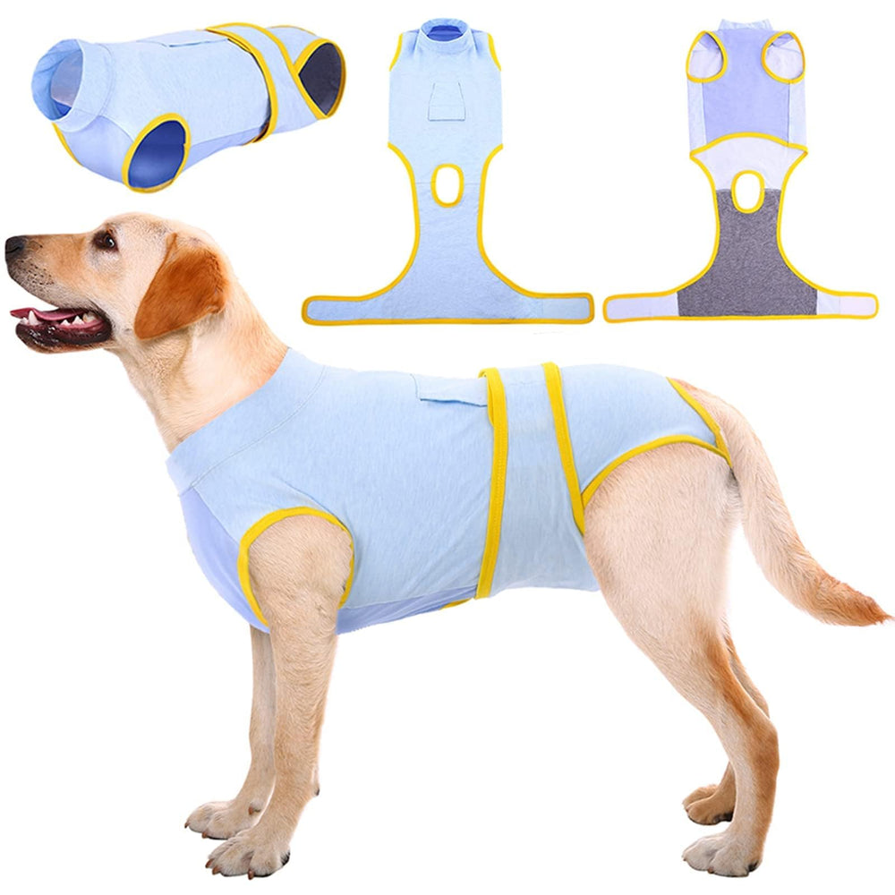 Kuoser Recovery Suit para perros y gatos tras cirugía, cómodo y protege heridas.