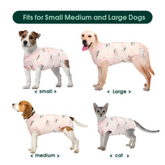 Kuoser traje de recuperación para perros, costado izquierdo, diseño flexible facilita el movimiento diario