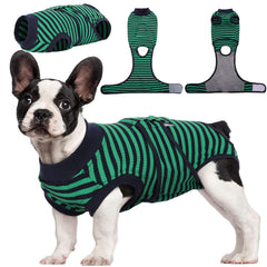 Kuoser traje recuperación perro gato, cómodo para la curación y movilidad.