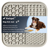 Kwispel Lick Mat con ventosas para baño y calma durante la higiene.