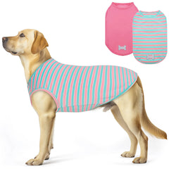 KYEESE 2Pack camisetas para perro, frontal suave y transpirable para paseos.