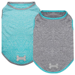 Camiseta KYEESE para perro en dos piezas, protección solar para paseos diarios.