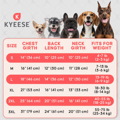 Colores vibrantes KYEESE para combinar con el estilo diario del perro.