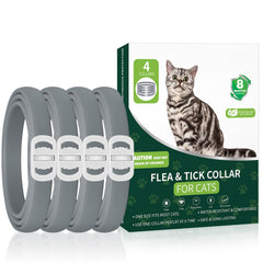 Collar antipulgas KYGNE, detalle de cierre suave y cómodo para gatos