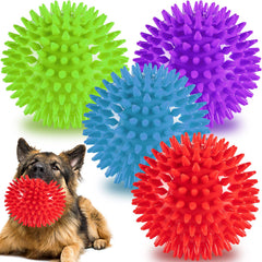 Pelotas Labeol indestructibles para perros medianos y grandes, 4,5 pulgadas, para entrenamiento y juego duradero.
