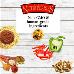 LAFEBER'S El Paso Nutri-Berries con omega-3 y omega-6 balanceados.