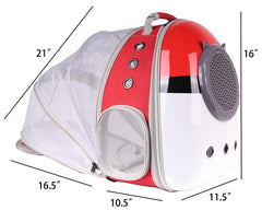 LAIRIES mochila gato con diseño de orejas delanteras