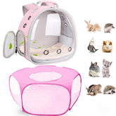 LAIRIES Mochila transporte para mascotas pequeñas, comodidad en viajes.