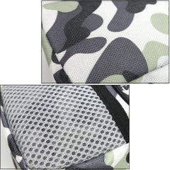 LAIYOHO bolsa camuflada con múltiples compartimentos para snacks y llaves