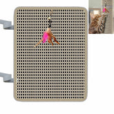 LAJEF rascador de uñas para gatos con óxido de aluminio 80 mallas para limar uñas