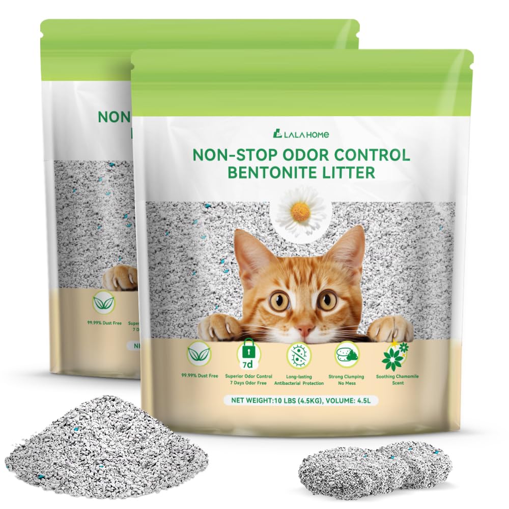 LALAHOME Bentonita Litter: control de olor para la casa.
