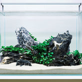 Piedra LANDEN Seiryu oscura para acuario, ideal para cavidades naturales.