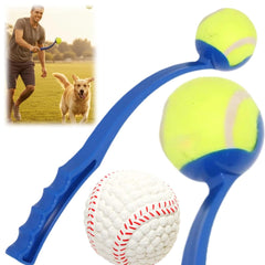Lanzador de pelotas para perros, ergonómico y recoge-pelotas para una recogida limpia.