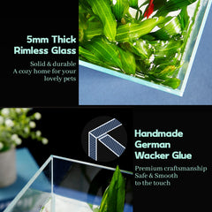 Herramientas de limpieza LAQUAL incluidas para mantenimiento sencillo.