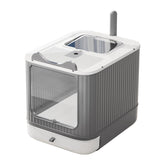 LCZLBRRD caja de arena cerrada con tapa para mayor privacidad.