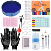 Lclymayi kit-nacimiento-cachorros: caja estable para parto ordenado de cachorros.