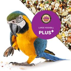 LEACH GRAIN & MILLING CO Variedad de texturas para estimular el forraje de aves grandes.