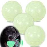 Pelota LECHONG luminosa de 2,5 pulgadas para perros, ideal para juego nocturno al aire libre