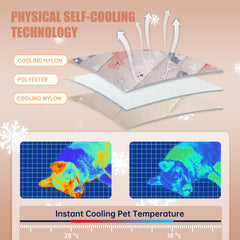 Leekalos cama verano para gatos: mantiene fresco a tu felino durante siestas.