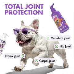 LEGITPET glucosamina líquida para perros dispensador práctico para verter sobre la comida
