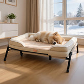 Lekereise cama para perro alta 32x25 con doble uso para interior y exterior.