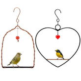 LemonRoad columpio arco para colibríes, ideal para descanso de aves en jardín.