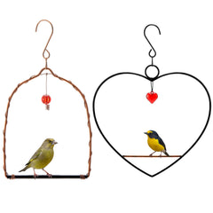 LemonRoad columpio arco para colibríes, ideal para descanso de aves en jardín.