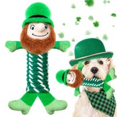 Juguete Lepawit Día de San Patricio Verde para perros, regalo ideal.