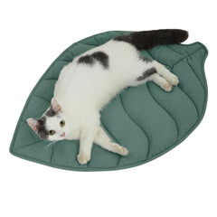 Letalong cama hoja para gato de 30x20, refugio cĂłmodo para siestas