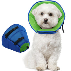 LETSQK: cono postoperatorio ajustable para comodidad del perro durante la recuperación.