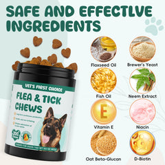 LHQR comprimidos diarios para perros, sabor a pollo, apoyo digestivo y piel saludable.