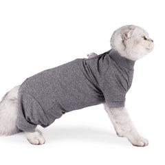 LIANZIMAU diseño con mangas largas evita lamido y mantiene cómodo al gato