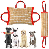Libima Juguete perro tirón dos-manijas: ideal para sesiones de juego y obediencia.