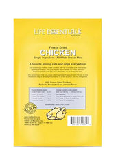 Life Essentials por Cat-Man-Doo, pollo liofilizado para entrenamiento, snack ligero para perros y gatos.