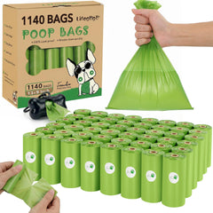Lifegogo dispensador en forma de hueso para bolsas de perro, ideal para paseos