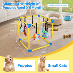 Liitrton 8 juguetes para cachorros, estimulación sensorial y entretenimiento en casa