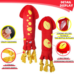 Jouet lilfrd tentacules en corde, morsure sûre et jeu interactif.