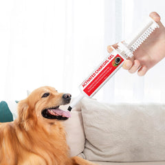Liovsiso aplicación directa en boca del perro para administración rápida