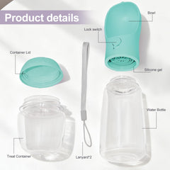 Dispenser portátil de agua Liphier con correa para caminatas.