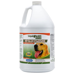 LIQUIDHEALTH K9 Glucosamina, botella para dosificar, soporte para articulaciones